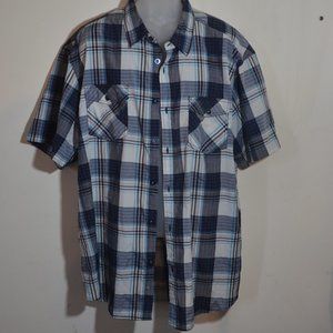 4 XL Eighty Eight Plantnum Navy Blue Plaid